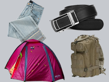 露營(yíng)房、背包、帆布等